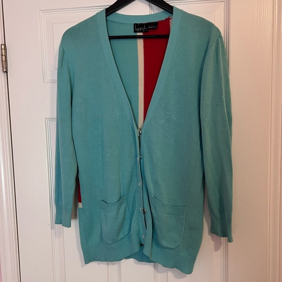 Kersh oversized UK flag cardigan - Picture 2 of 13